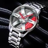 Aston Lykans Silver Watch