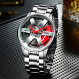 Aston Lykans Silver Watch