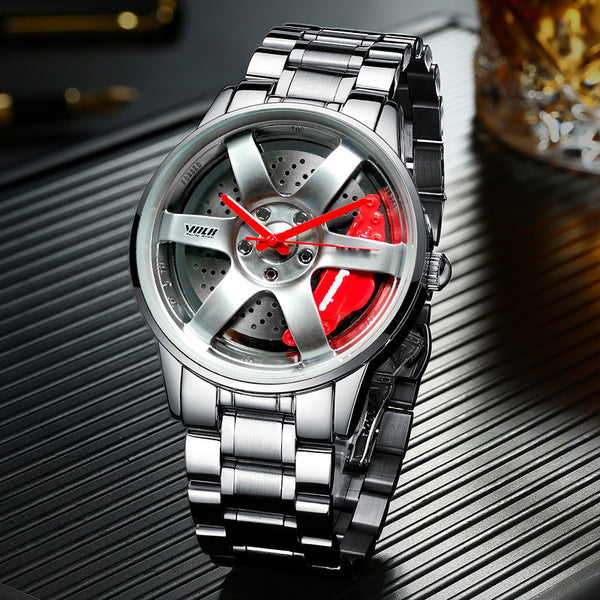 Aston Lykans Silver Watch