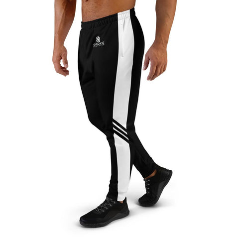 Black and white Men's Joggers