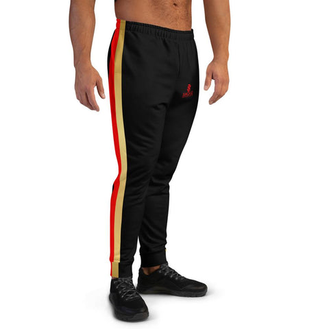 Gold and Red Stripe Men's Joggers