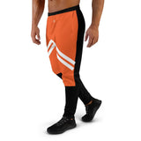 Orange, black and White Men's Joggers