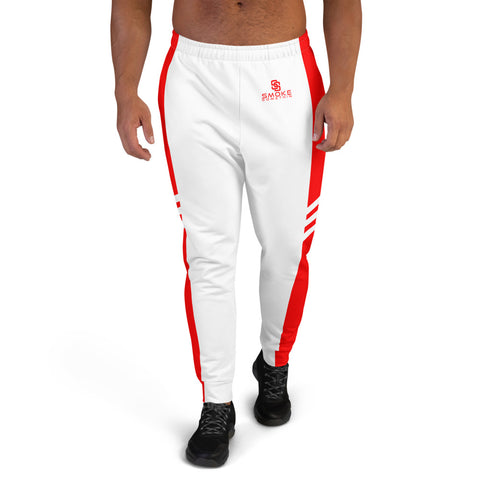 Red and white Men's Joggers