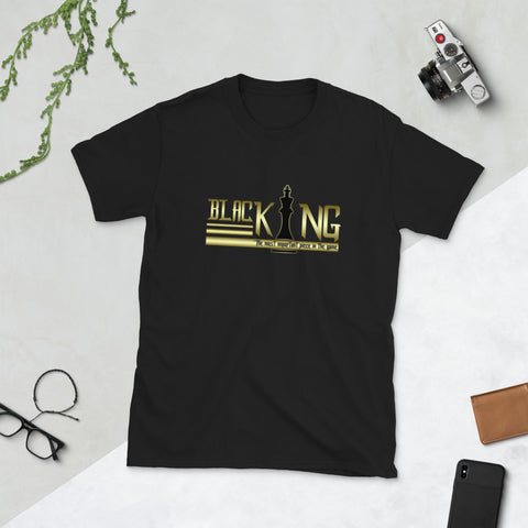 Black King Short-Sleeve Unisex (Black) T-Shirt