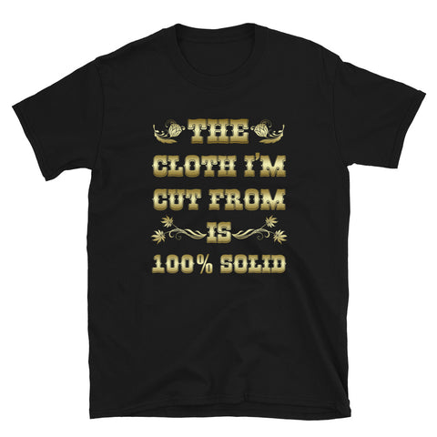 100% Solid Short-Sleeve Unisex T-Shirt