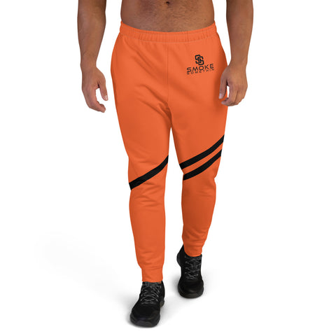 Orange and Black Men's Joggers