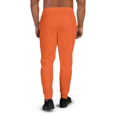 Orange and Black Men's Joggers