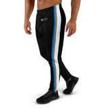 Blue White and black Men's Joggers