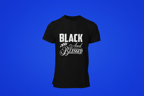 Black & Blessed unisex T-shirt